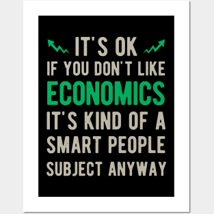 Funny Economics Teacher Gift Posters and Art